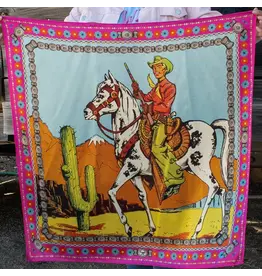 Fringe Scarves Fringe Ranger Shorty - Pink