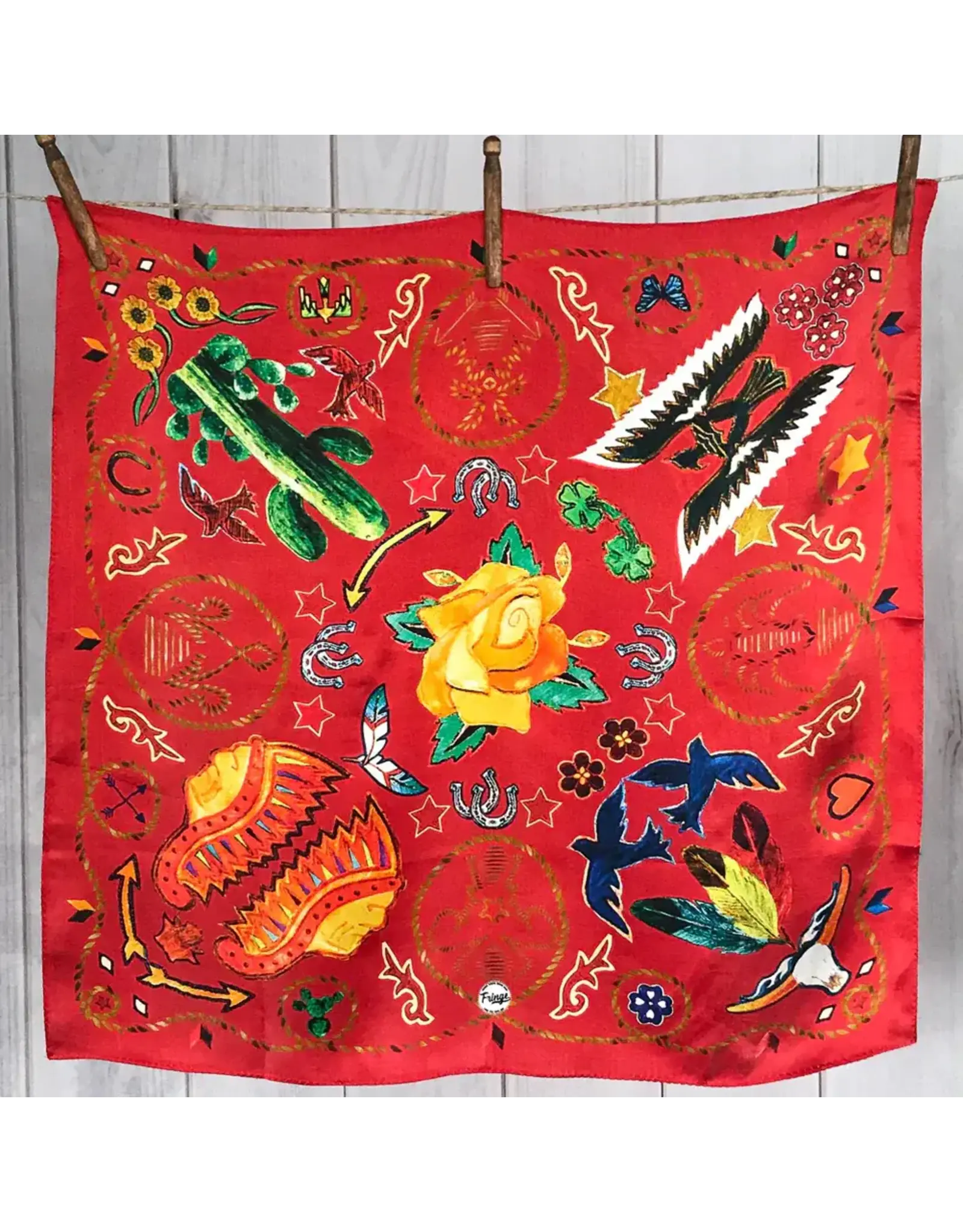 Fringe Scarves Fringe Red Boots Shorty