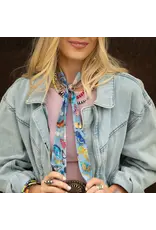 Fringe Scarves Fringe Twilly - Butterfly Chambray