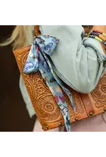 Fringe Scarves Fringe Twilly - Butterfly Chambray