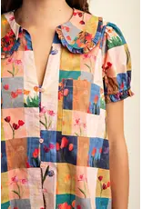 Tulip Peter Pan Collar Button Down Shirt