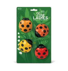 Bag Ladies Ladybug Bag Clips Set of 4