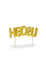 HBD2U Party Candles