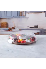 Faberware 14" Round Lazy Susan Make and Take Acacia Board