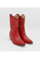 Stivali Unstoppable Cowboy Boot - Red Leather