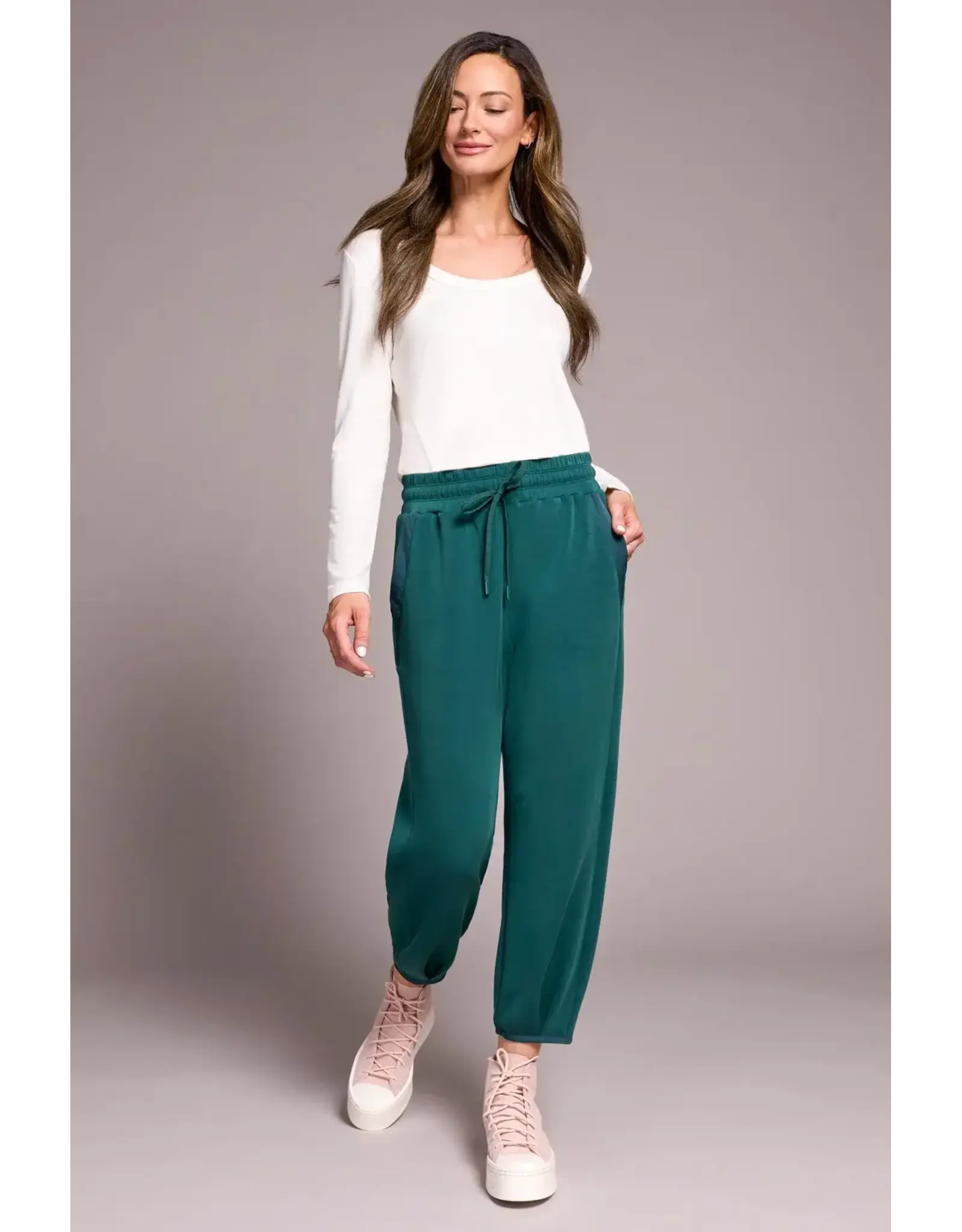 Tribal Tribal Jogger with Hem Pleats & Pockets