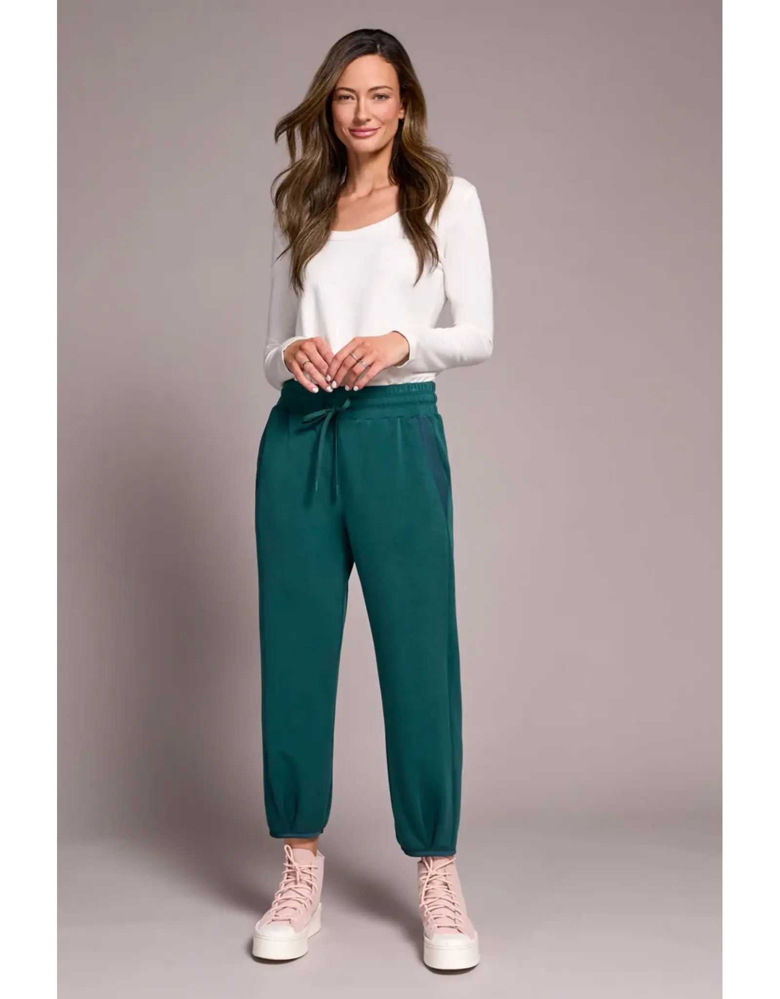 Tribal Tribal Jogger with Hem Pleats & Pockets