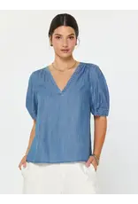 Lisl Tencel Short Sleeve Blouse