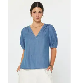 Lisl Tencel Short Sleeve Blouse