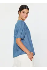 Lisl Tencel Short Sleeve Blouse