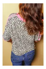 Leonardo Pink Trim Top