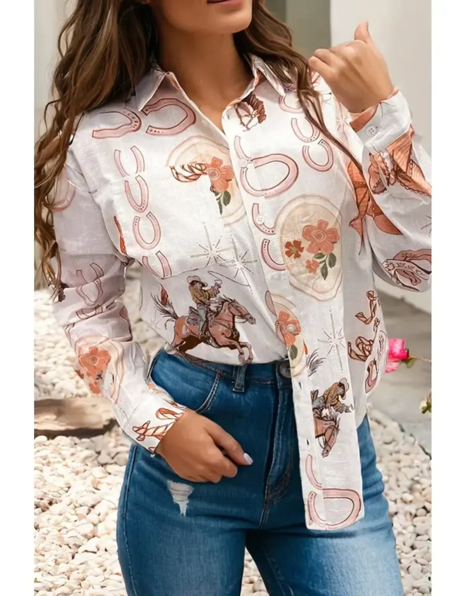 Lucky Horseshoe Western Shirt