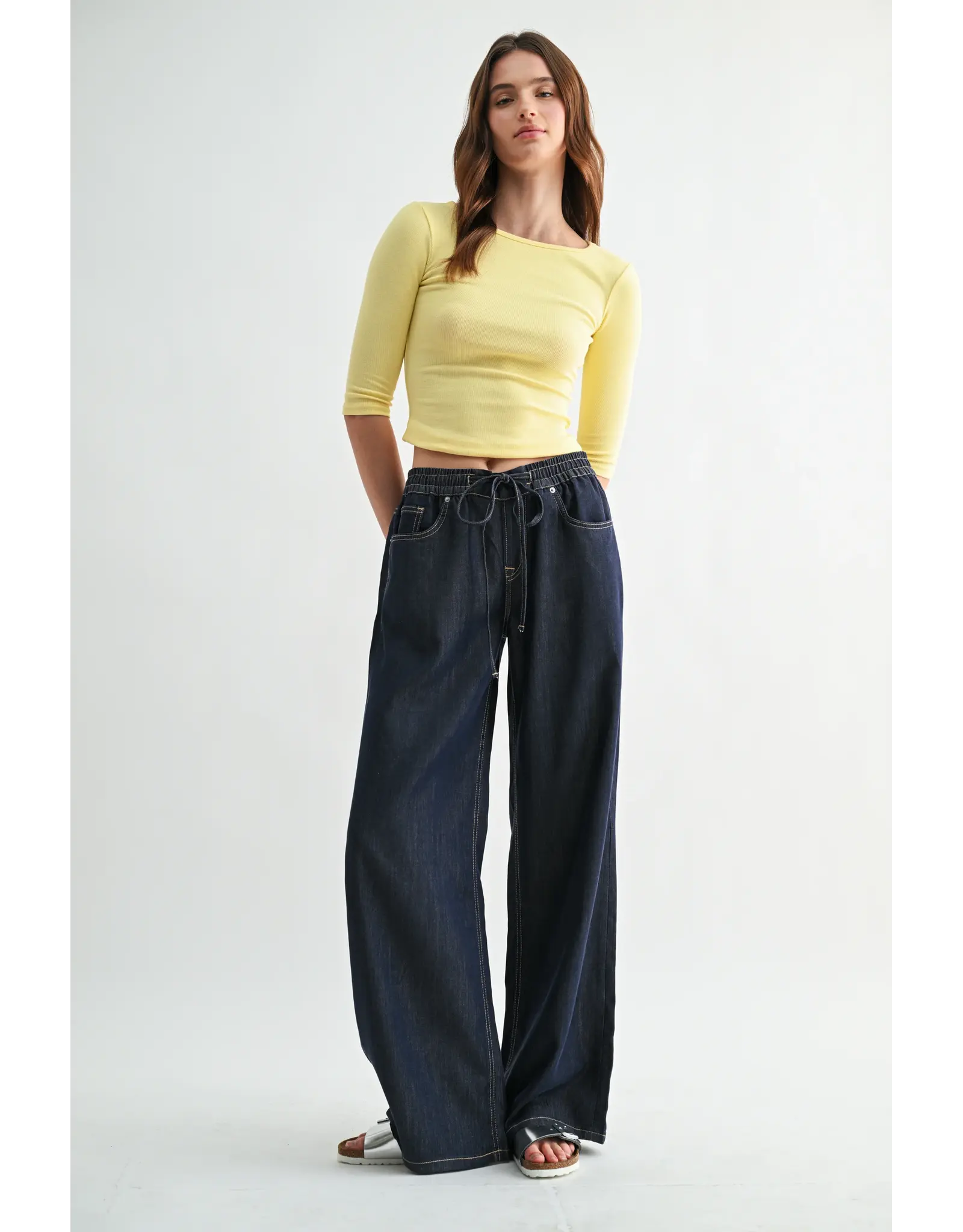 Mackenzie High Rise Wide Leg Jogger