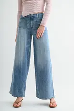 Madden High Rise Wide Leg Patch Pocket Jean