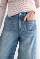 Madden High Rise Wide Leg Patch Pocket Jean