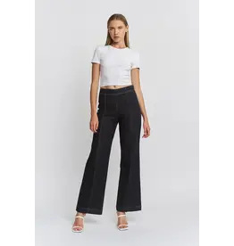 Marley Pull-On Split Seam Jeans