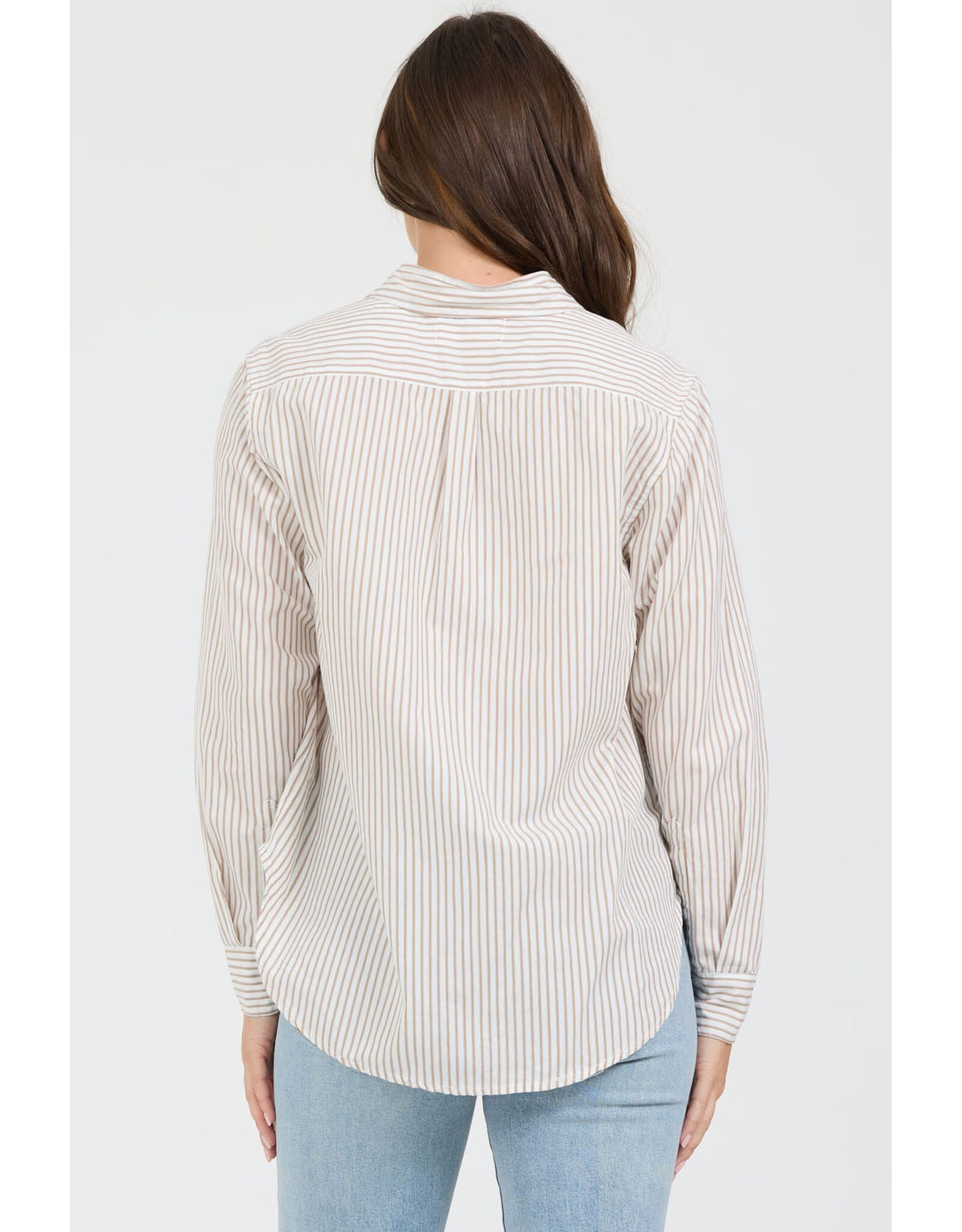 Dear John Denim Dear John Lolita Khaki Stripe Shirt