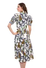 Dizzy Lizzie Montauk Dress Cheetahs and Floral