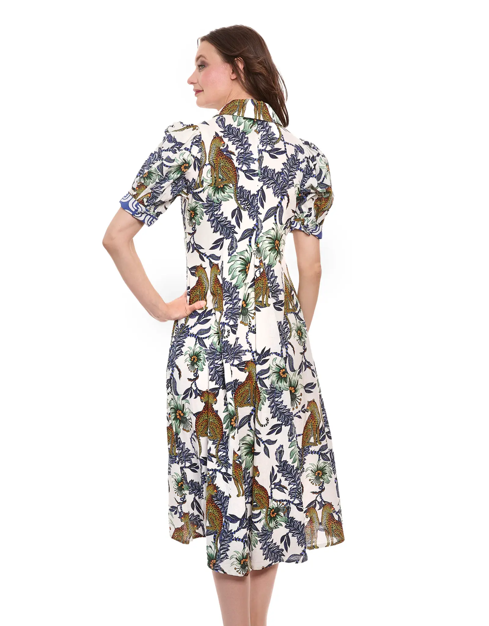 Dizzy Lizzie Montauk Dress Cheetahs and Floral