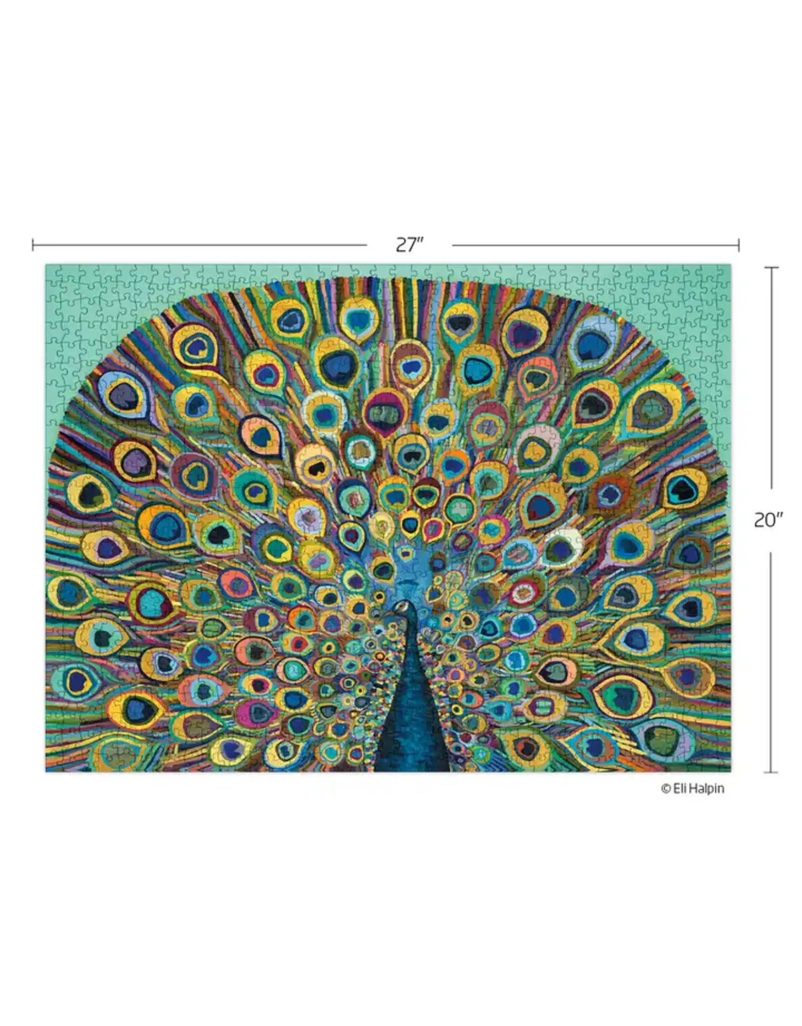 Peacock 1000 Piece Puzzle