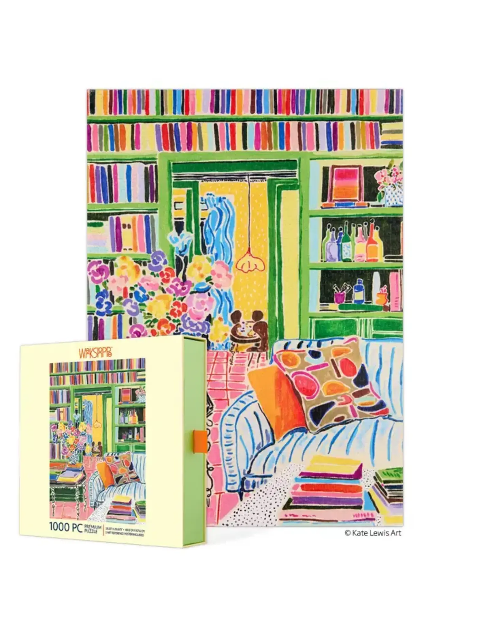 Books & Bouquets 1000 Piece Puzzle