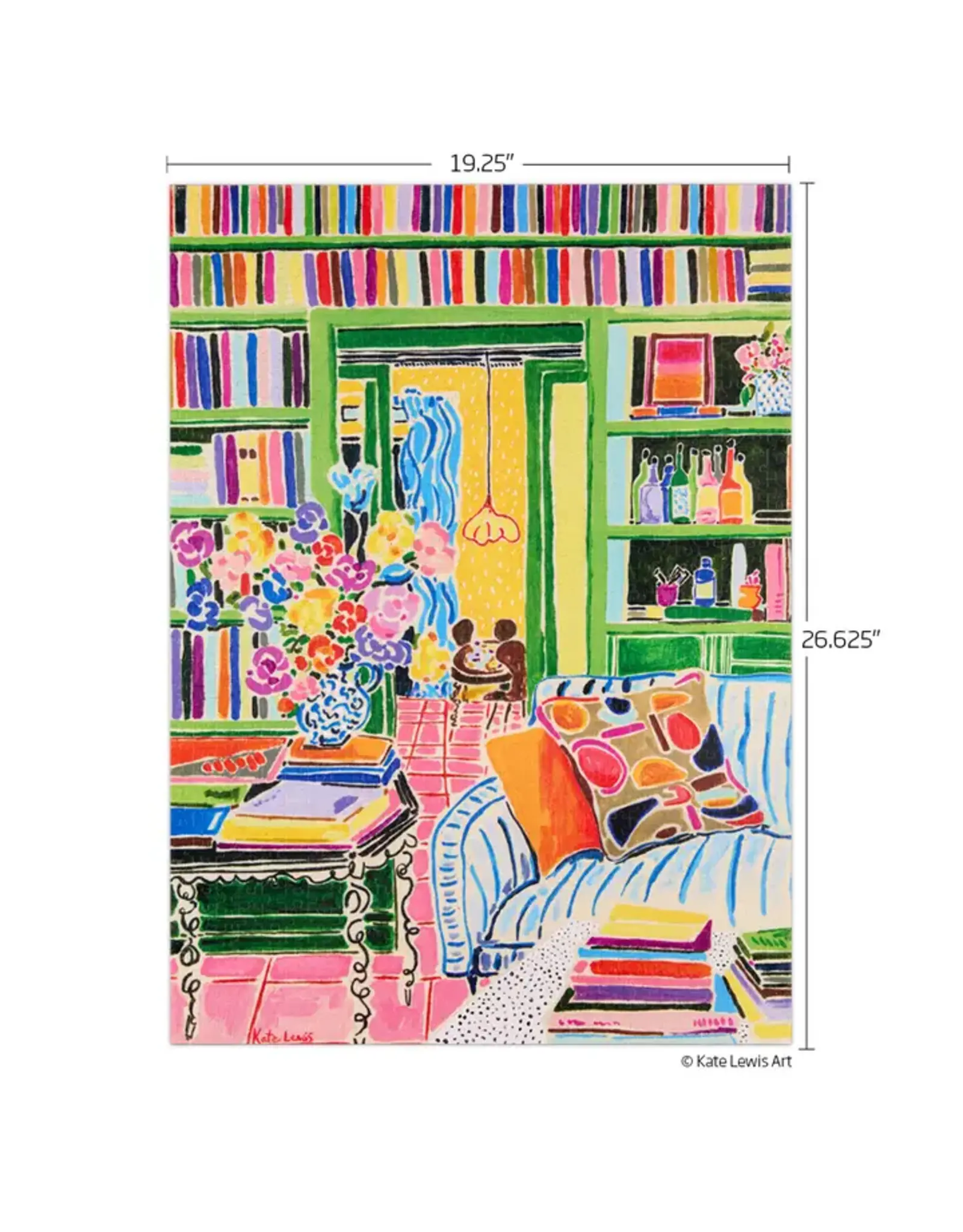 Books & Bouquets 1000 Piece Puzzle