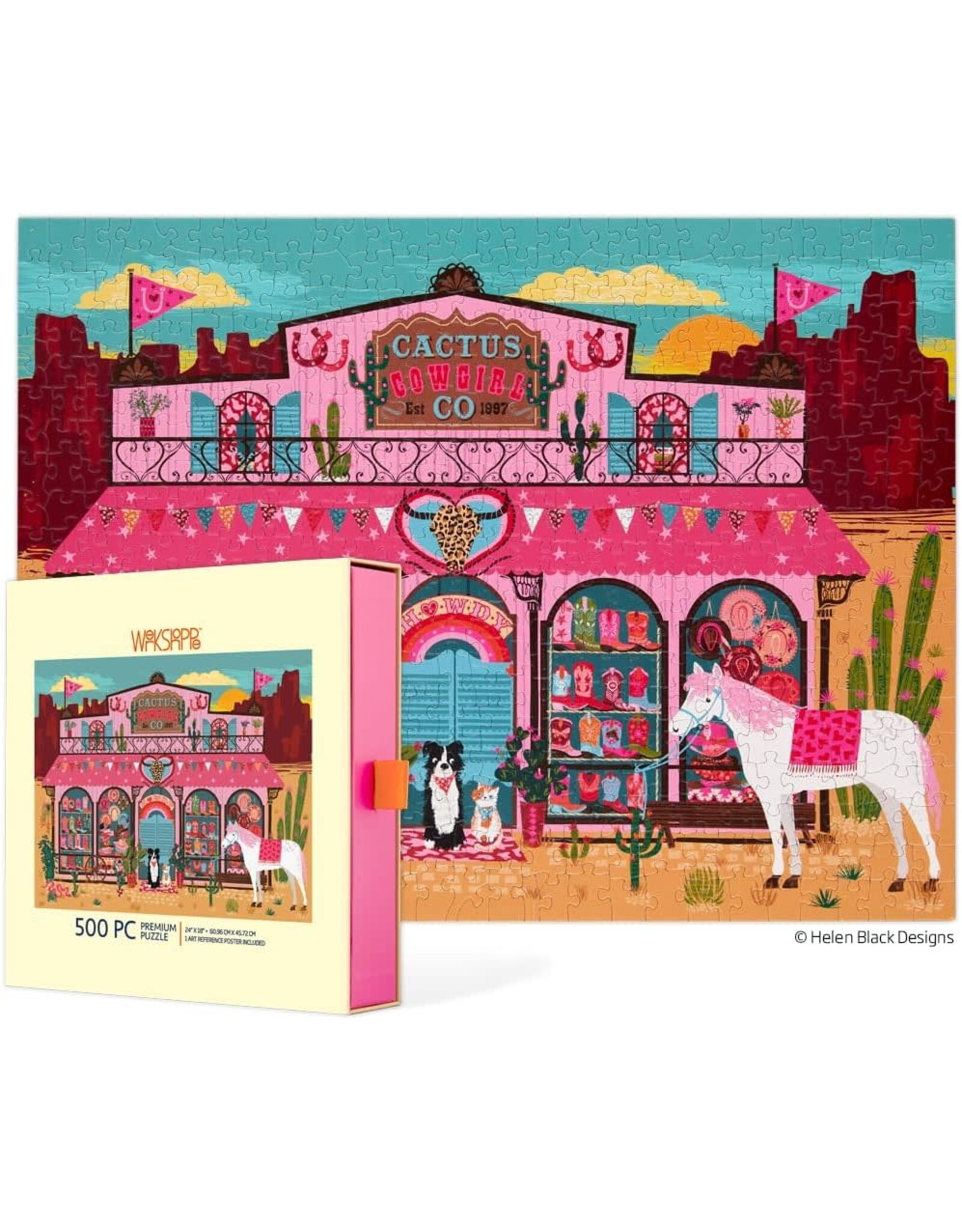 Cactus Cowgirl Co. 500 Piece Puzzle