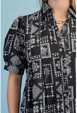 Tilly Floral Jacquard Print Shirt