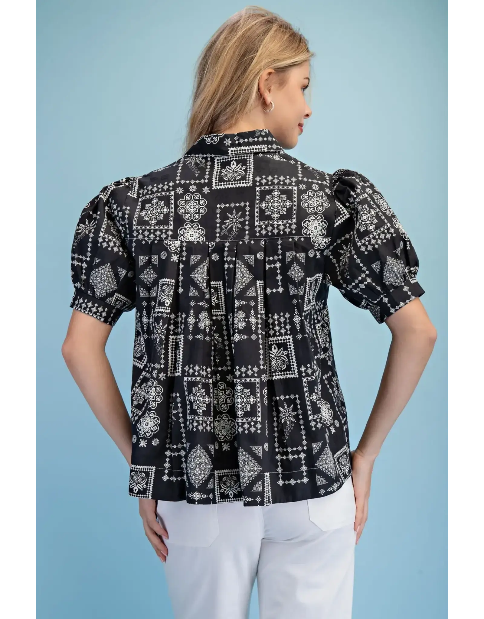 Tilly Floral Jacquard Print Shirt