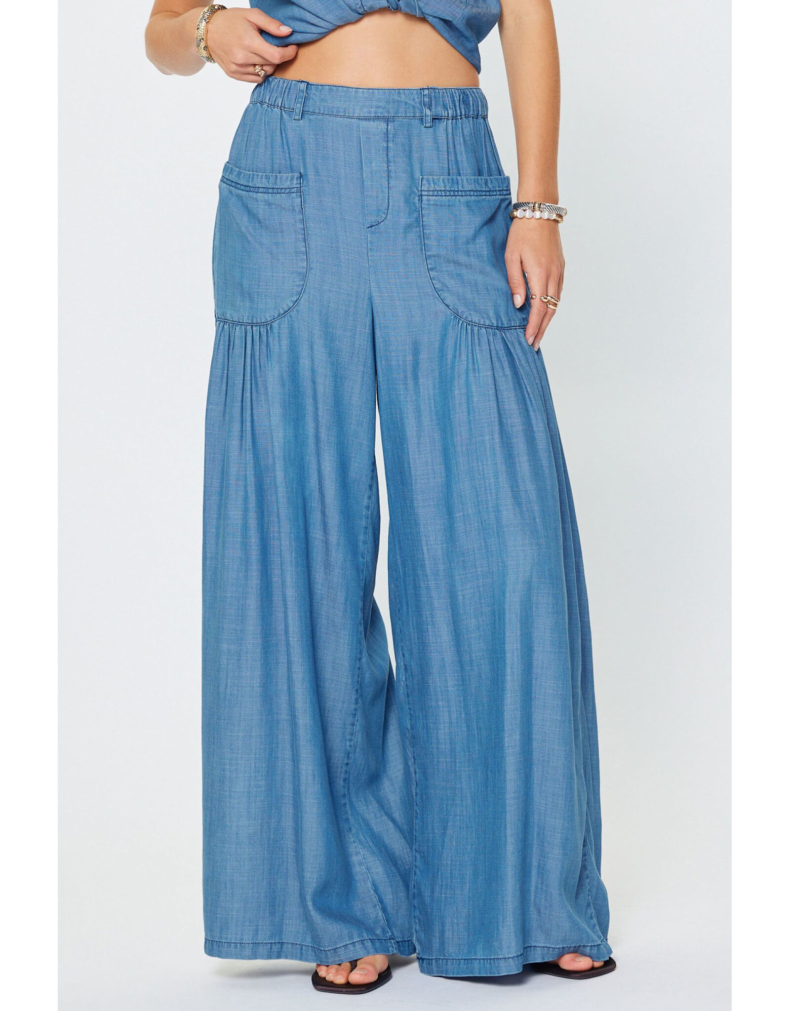 Taylor Tencel Palazzo  Pants
