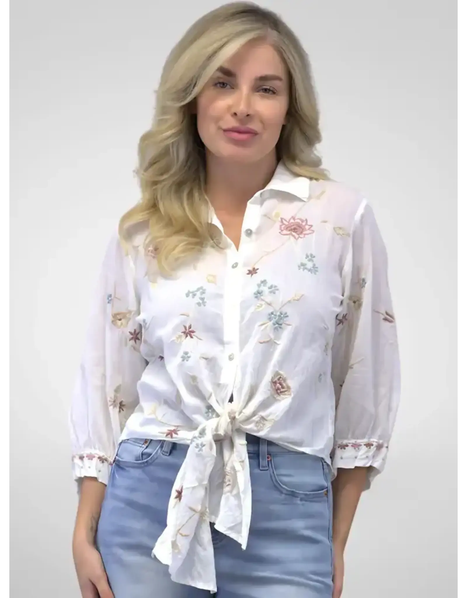 Kyla Seo Gia Blouse Oatmeal