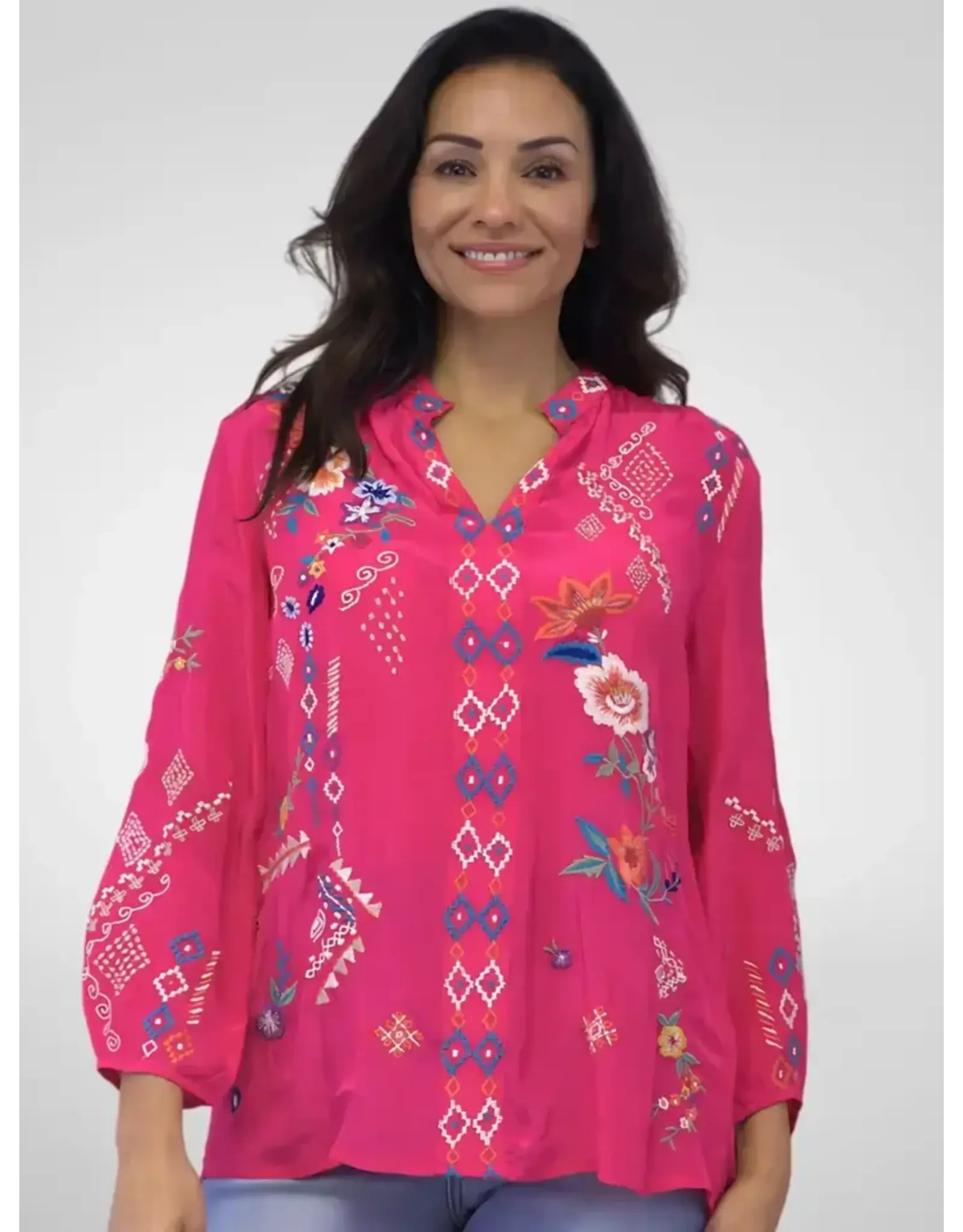 Kyla Seo Bria Pink Blouse