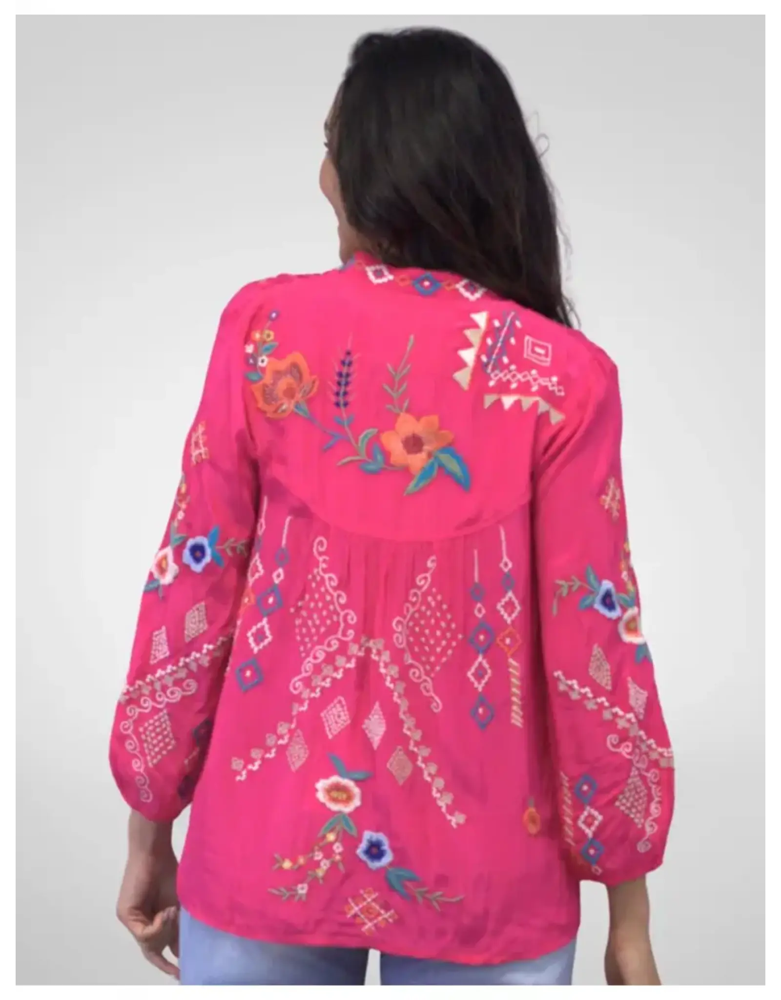 Kyla Seo Bria Pink Blouse