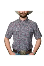 Ferrell Bennett Short Sleeve Snap Brown