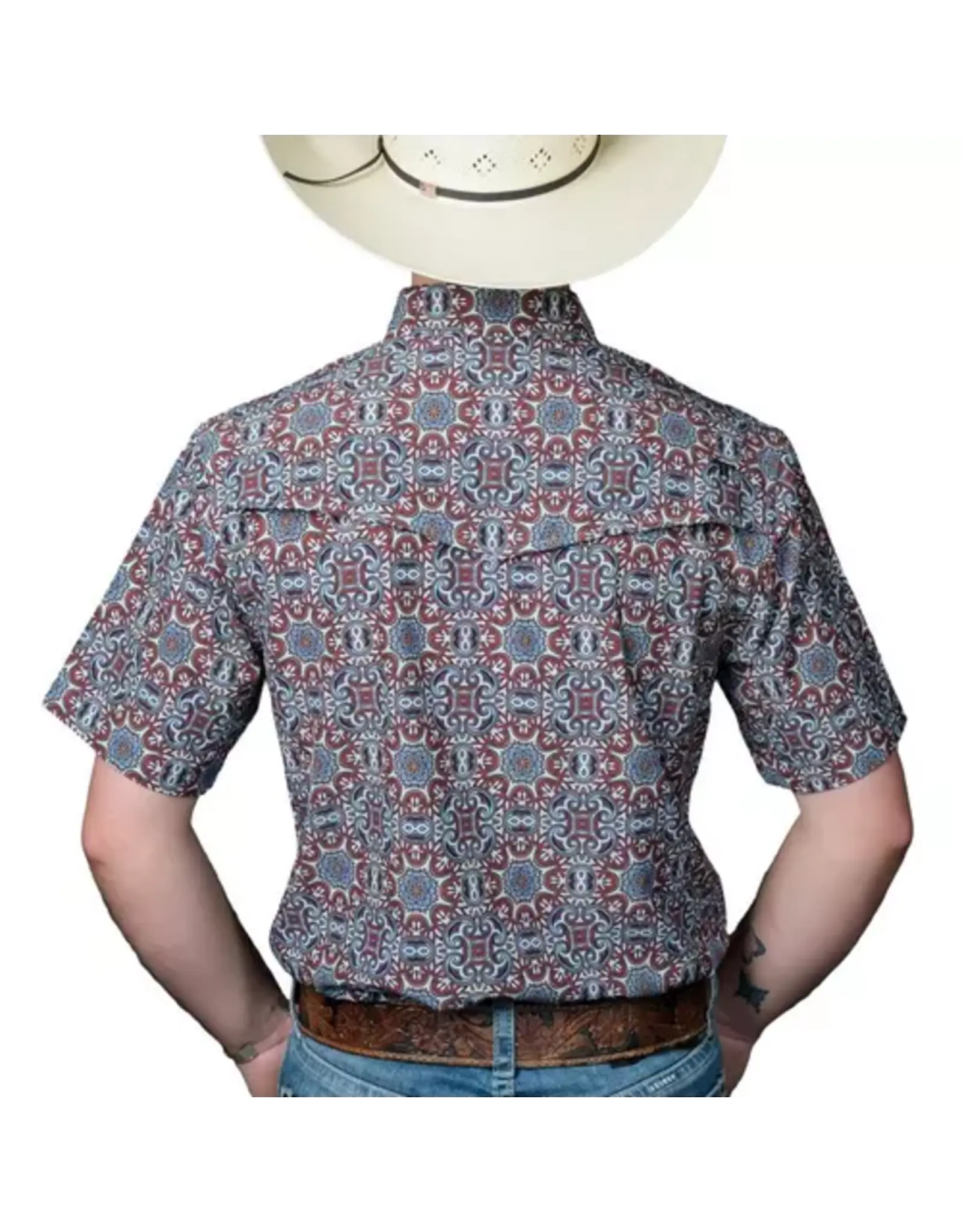 Ferrell Bennett Short Sleeve Snap Brown