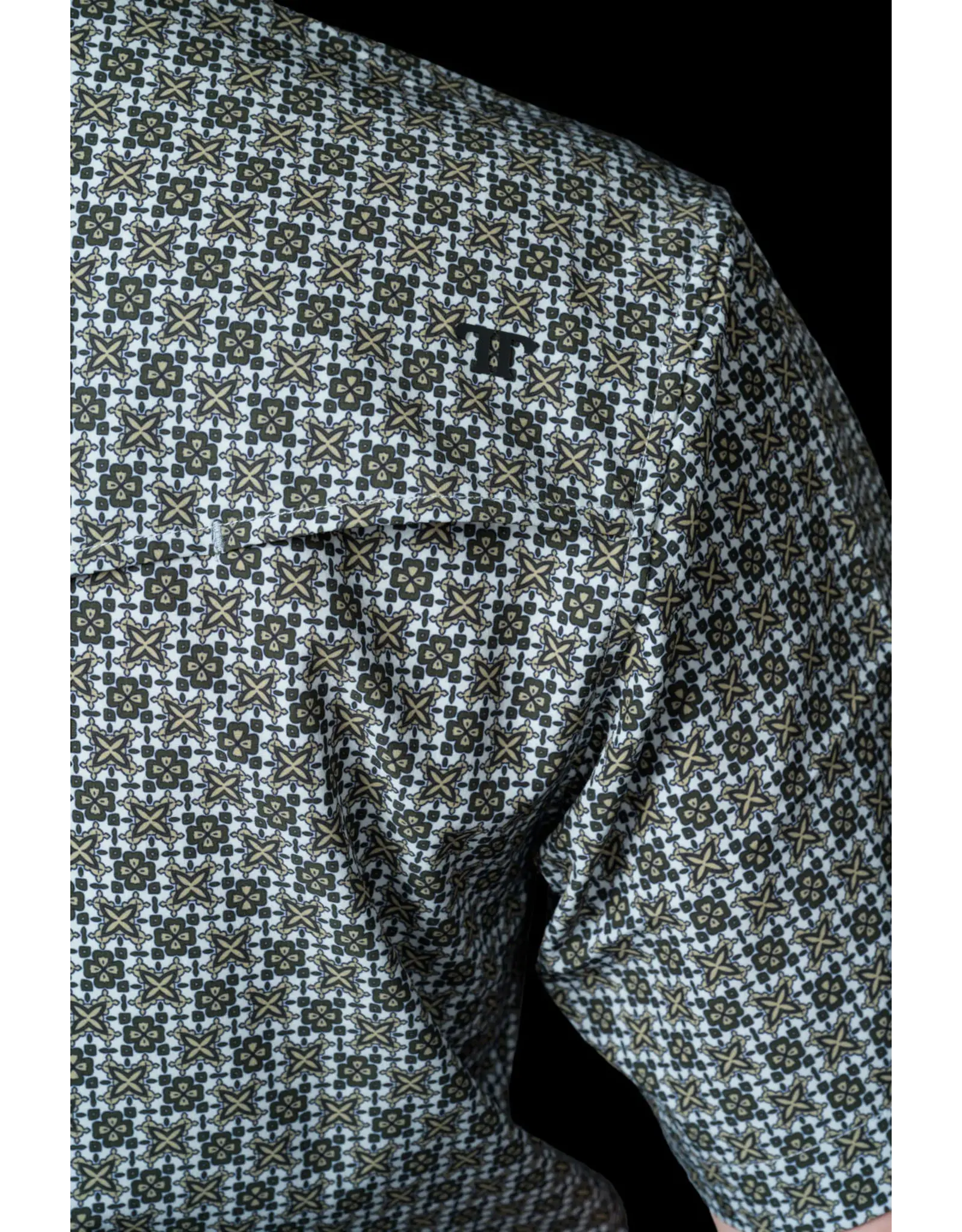 Ferrell Colton Short Sleeve Snap Green