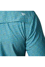 Ferrell Miles Short Sleeve Snap Turquoise