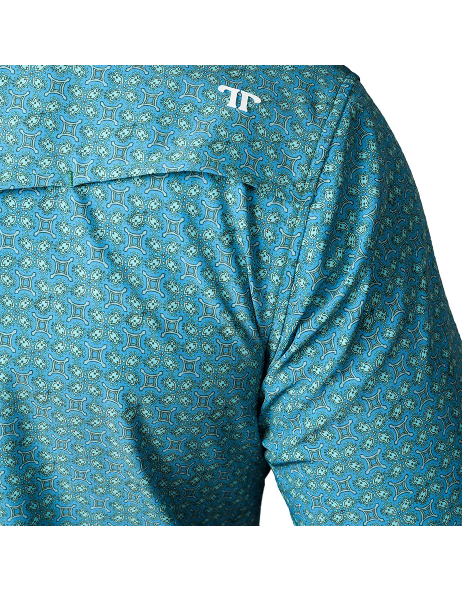 Ferrell Miles Short Sleeve Snap Turquoise