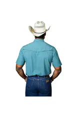 Ferrell Miles Short Sleeve Snap Turquoise