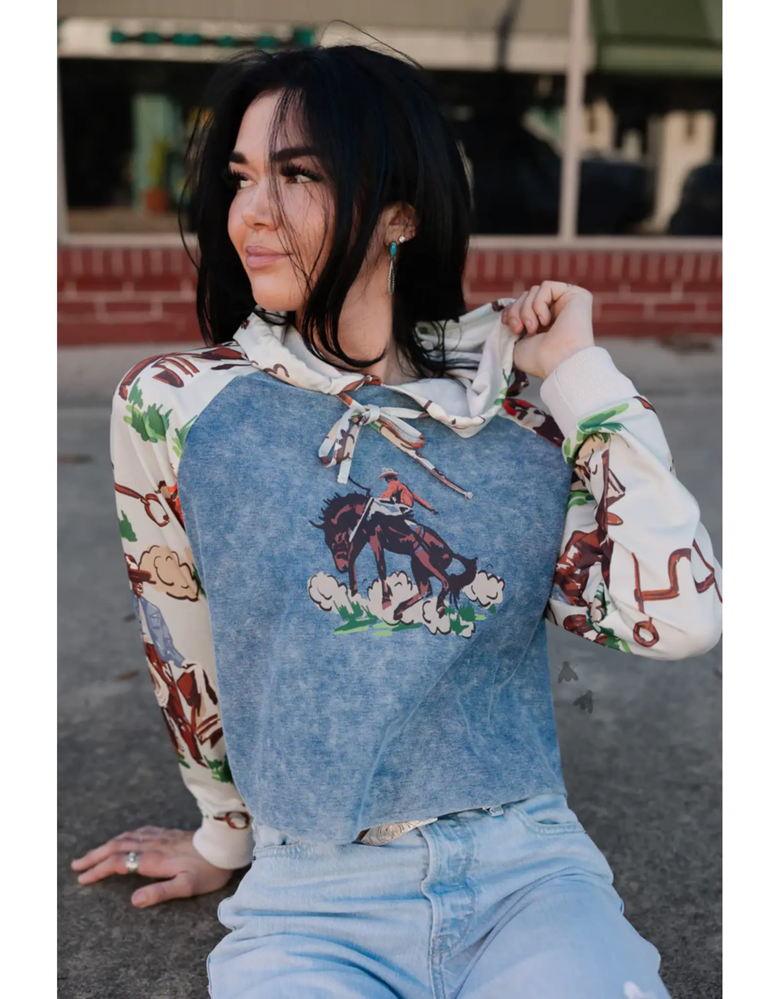 Vintage Ranch Hoodie Bark