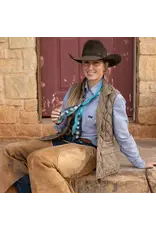 Fringe Scarves Fringe Twilly - Kingman Turquoise