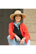 Fringe Scarves Fringe Senorita Bandana - Turquoise