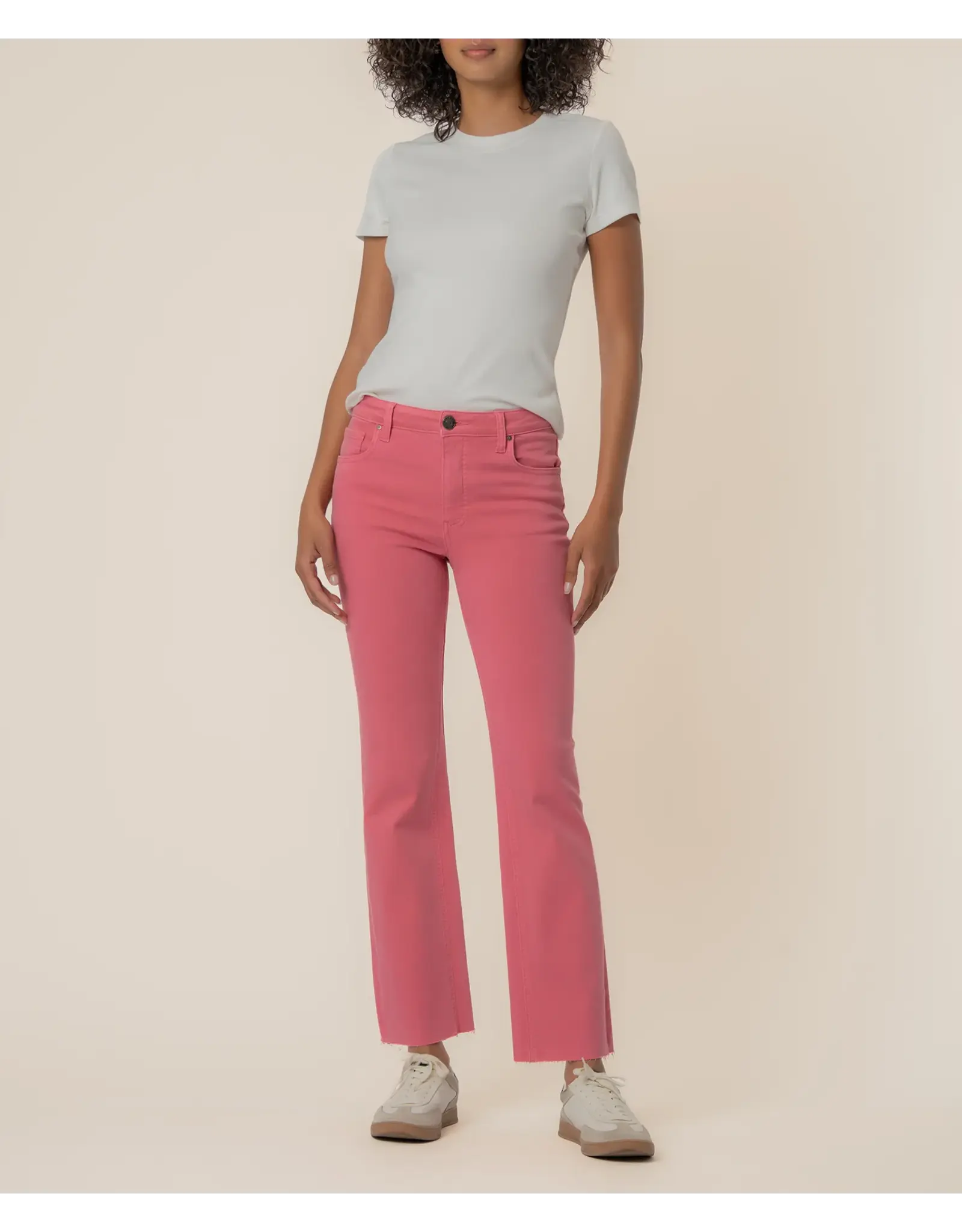 Kut from the Kloth / STS Blue KUT Kelsey High Rise Ankle Flare Flamingo