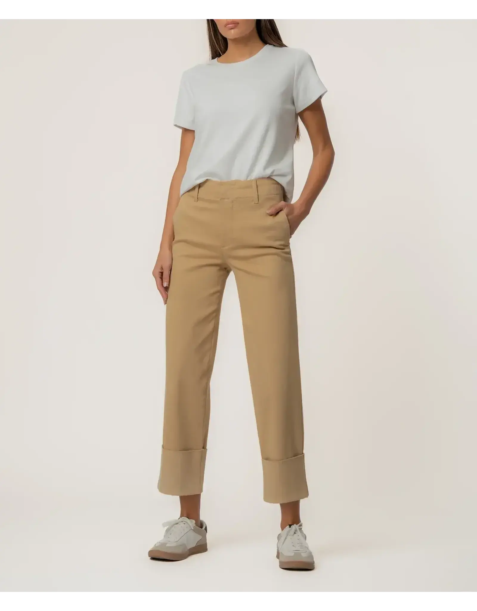 Kut from the Kloth / STS Blue KUT Sienna High Rise Straight Leg Khaki