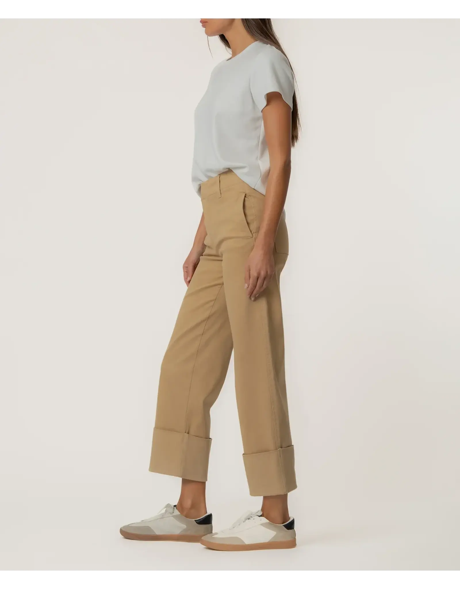 Kut from the Kloth / STS Blue KUT Sienna High Rise Straight Leg Khaki