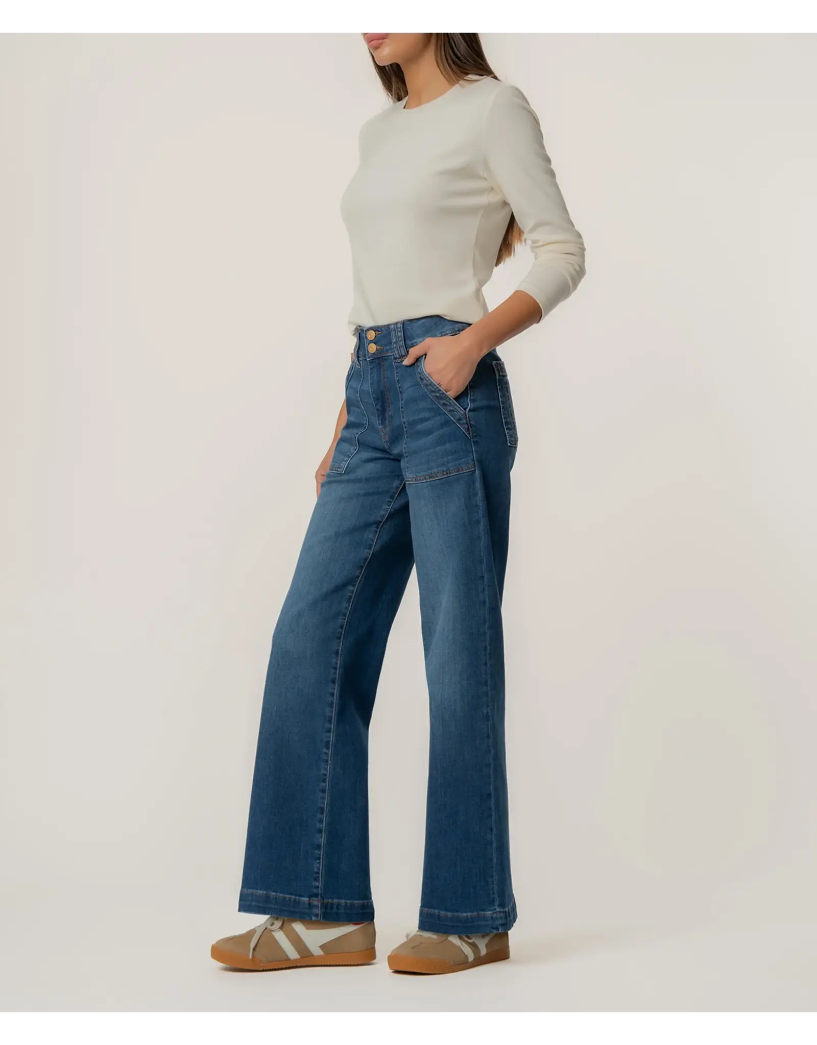 Kut from the Kloth / STS Blue KUT Jodi High Rise Straight Leg Humanitarian