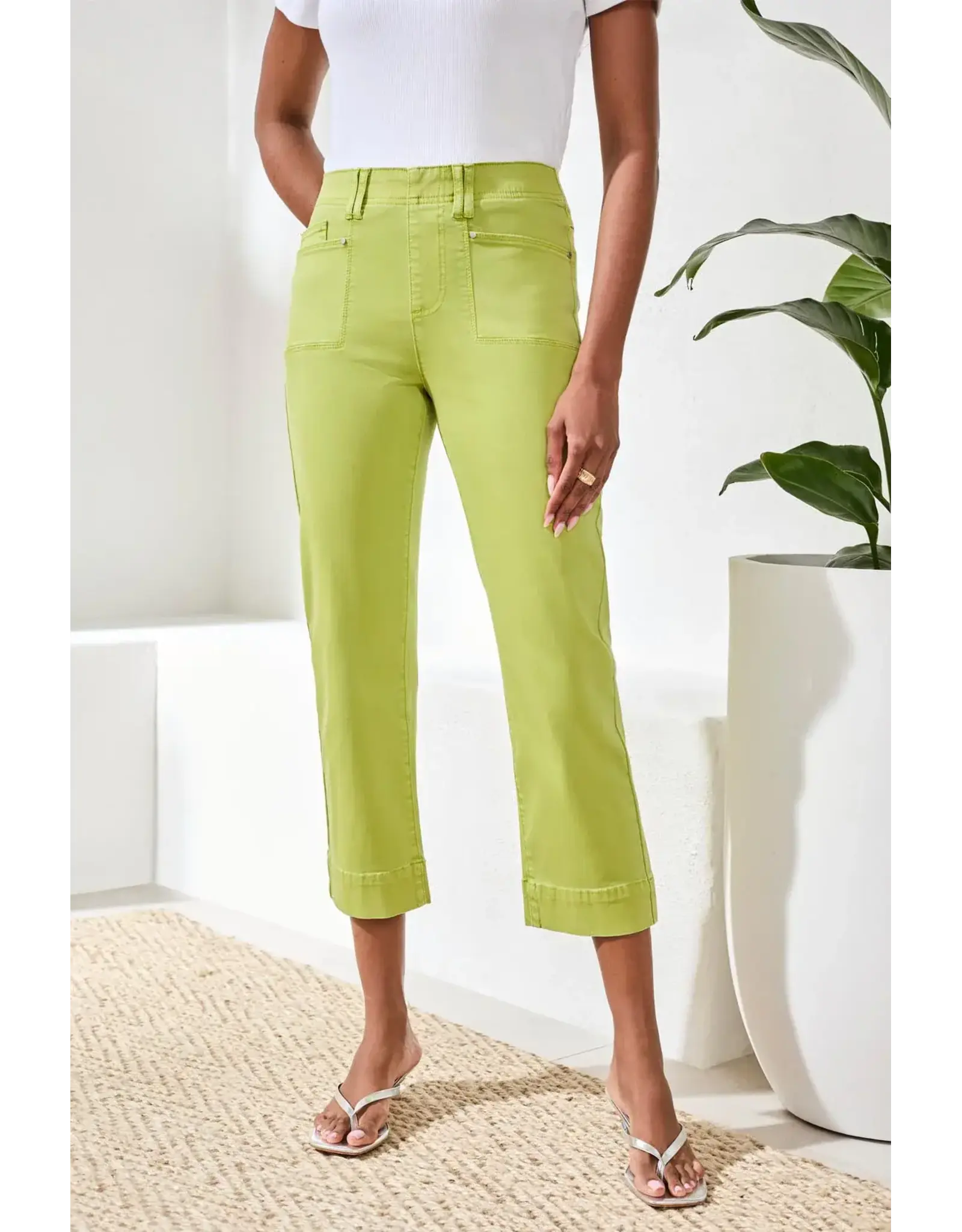 Tribal Tribal Comfort Stretch Pull-On Kick Flare Capris