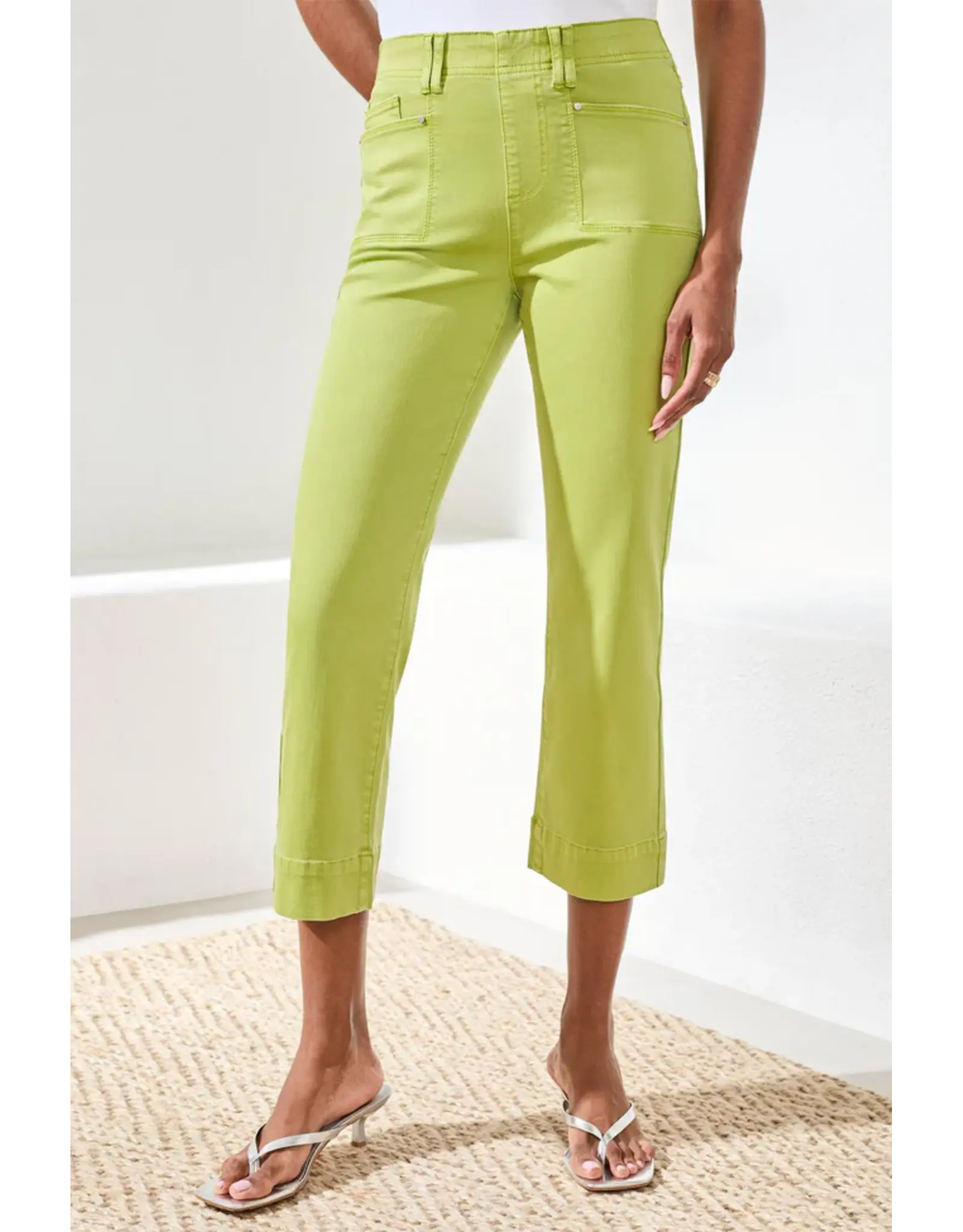 Tribal Tribal Comfort Stretch Pull-On Kick Flare Capris