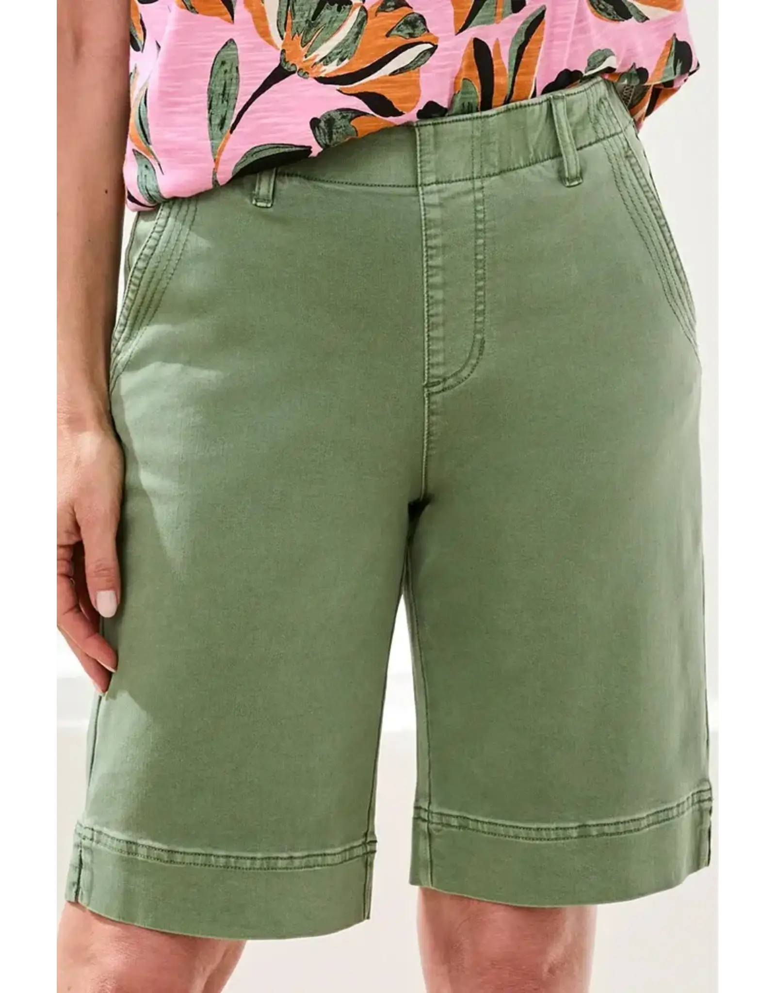 Tribal Tribal Comfort Stretch Pull-On Bermuda Shorts