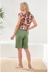 Tribal Tribal Comfort Stretch Pull-On Bermuda Shorts